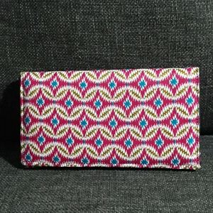 African print wallet